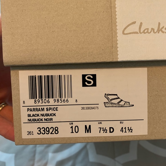 EUC Clark’s Parram Spice, Black, size 10 - Picture 2 of 6